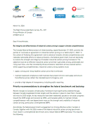 The front page of the letter