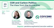 CDR and Carbon Politics