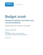 Budget Recommendations 2026
