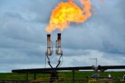 Methane flaring