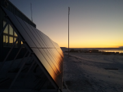 Solar panels installed in Sachs Harbour, Northwest Territories