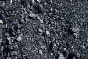 Close-up of a pile of coal