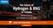 Webinar banner with futuristic lights