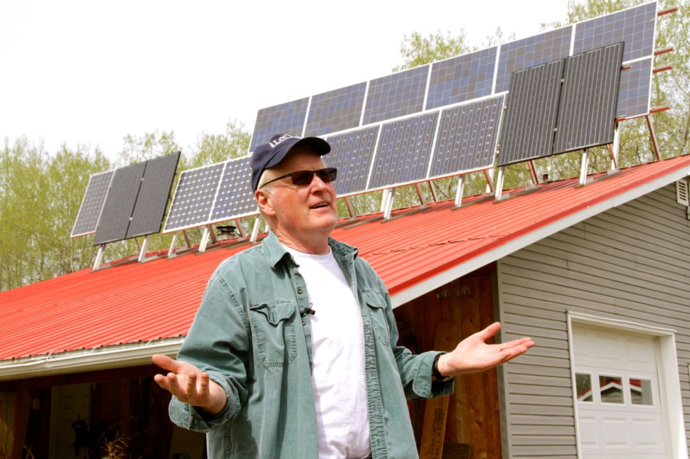 Chelmick Farm Bob Chelmick's off-grid cabin in the woods