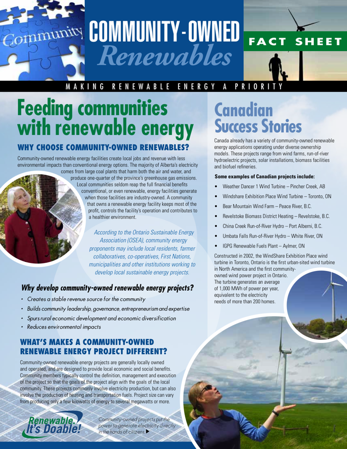 Community-Owned Renewables | Pembina Institute