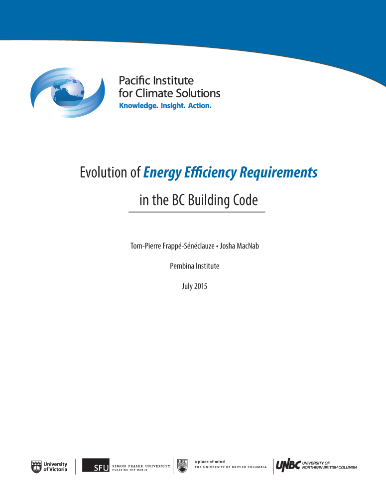 Energy Efficiency Requirements in BC's Building Code