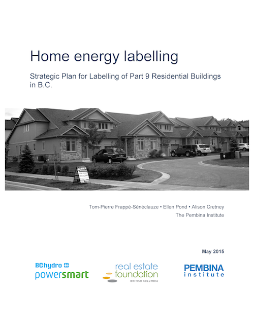 Home energy labelling in B.C.